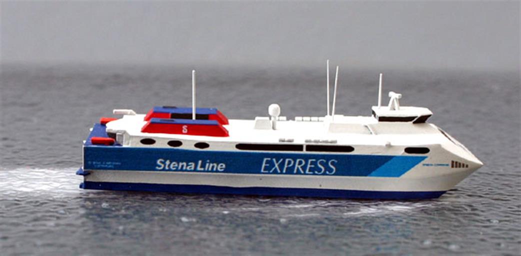 Rhenania 1/1250 RJ324A Stena Carisma Denmark to Sweden HSS ferry 2006