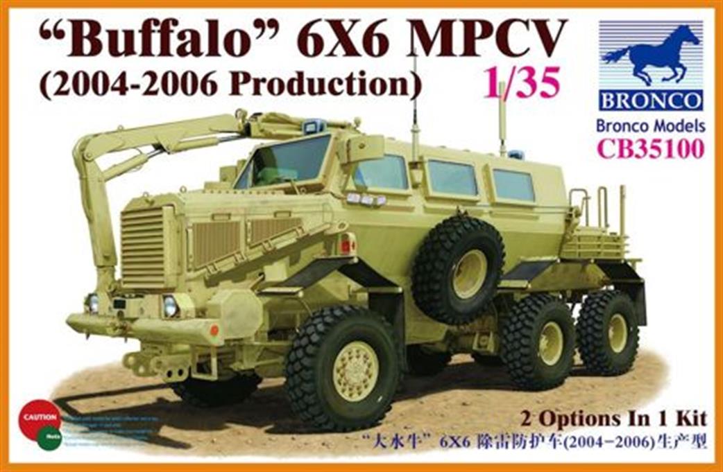 Bronco Models 1/35 CB35100 Buffalo 6x6 MPCV Plastic Kit