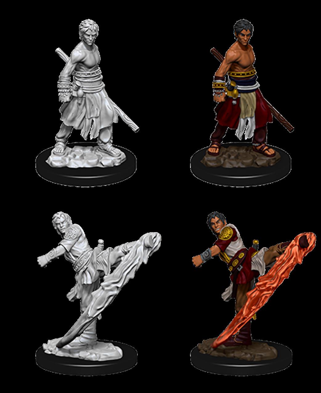 Wizkids  73838 Male Half-Elf Monk: D&D Nolzur's Marvelous Unpainted Miniatures