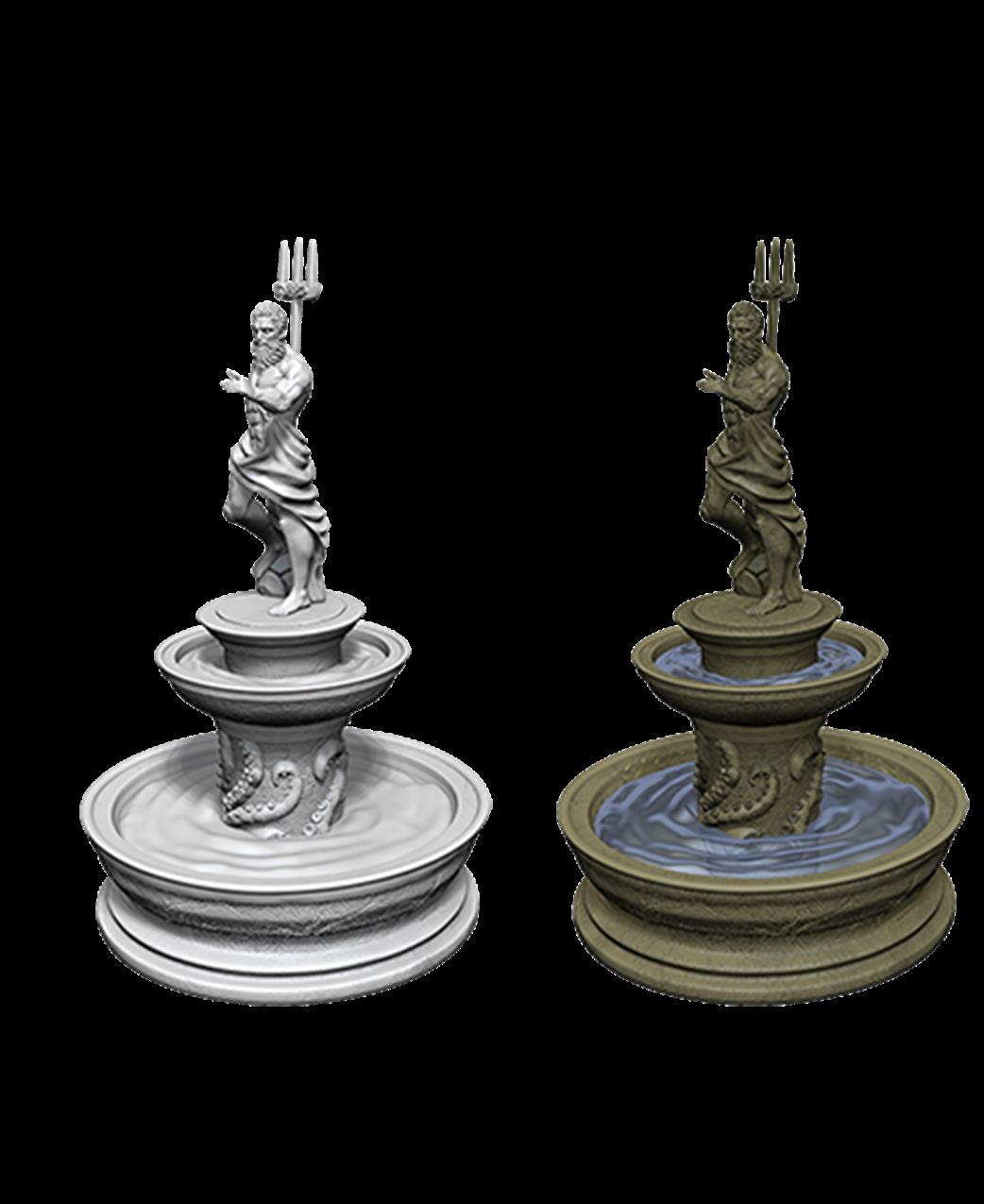 Wizkids  73865 Fountain: Wizkids Deep Cuts Unpainted Miniatures