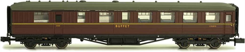 Dapol N 2P-011-373 BR E9120E Gresley Design Buffet Coach Maroon Livery