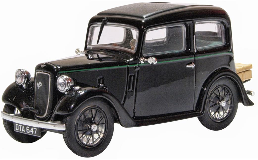 Oxford Diecast 1/43 43RUB004 Austin Ruby Saloon Black