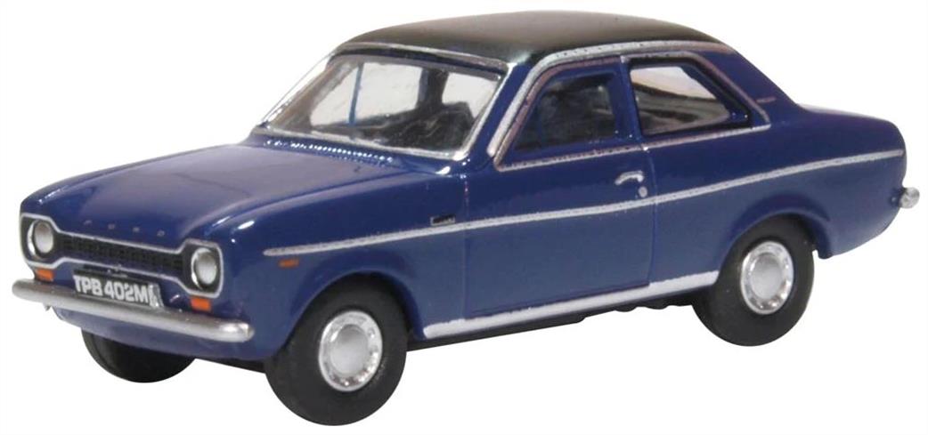 Oxford Diecast 1/76 76FE002 Ford Escort MK1 Purple Velvet