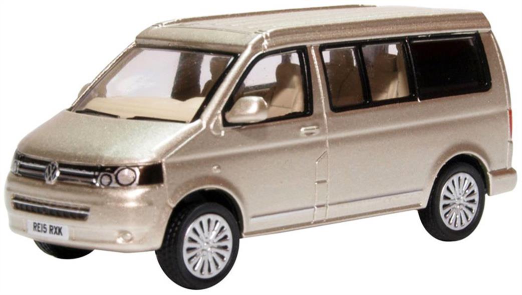 Oxford Diecast 1/76 76T5C003 VW T5 Camper Sand Beige