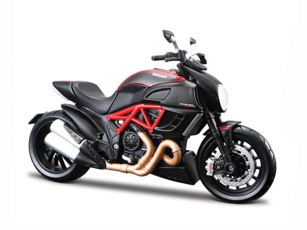 Maisto 1/12 M39196 AL Motorcycles Ducati Diavel Carbon Motorbike Kit