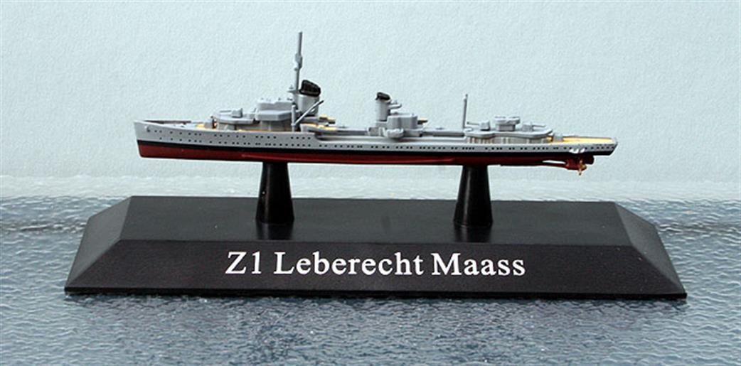 Altaya 1/1250 MAG KZ26 German Destroyer Type Z1 Leberecht Maass 1935