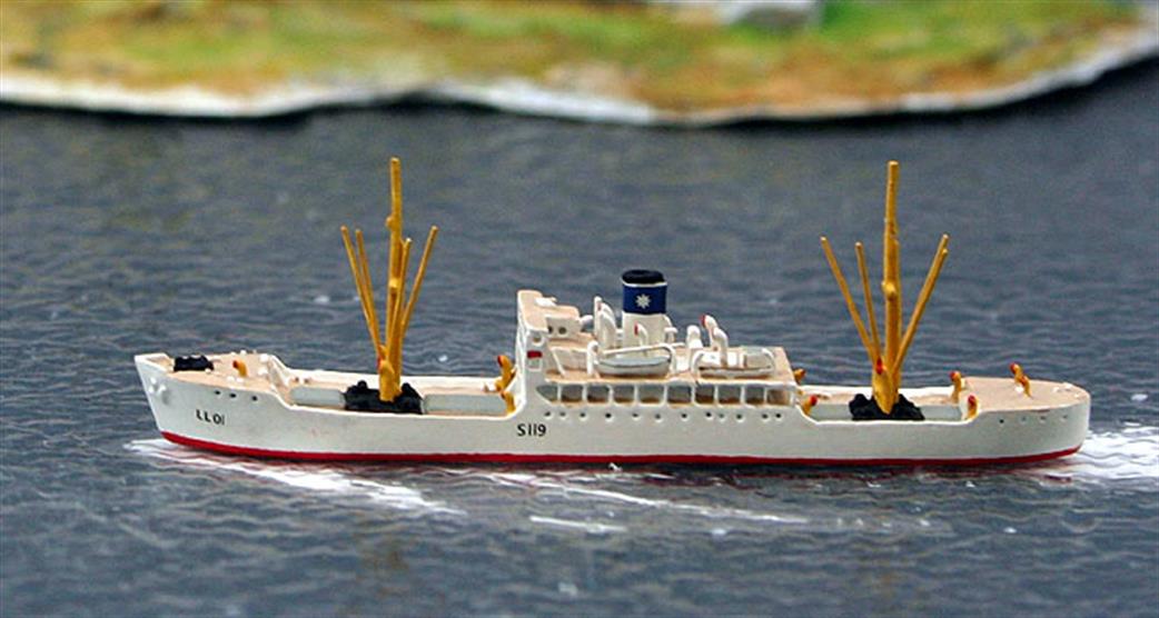 HB Models 1/1250 HB M-42b Soya Japanese lighthouse tender after 1950