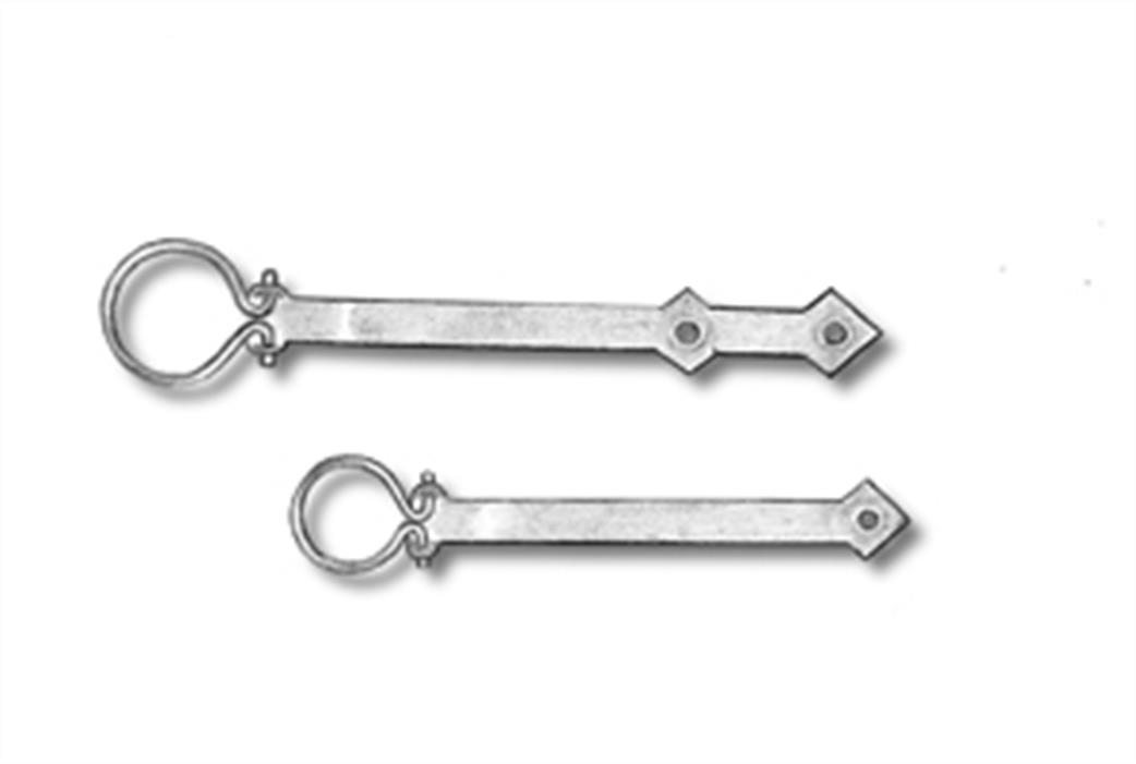 Amati  AM409205 Metal Chainplate For 5mm Deadeye pack Of 10