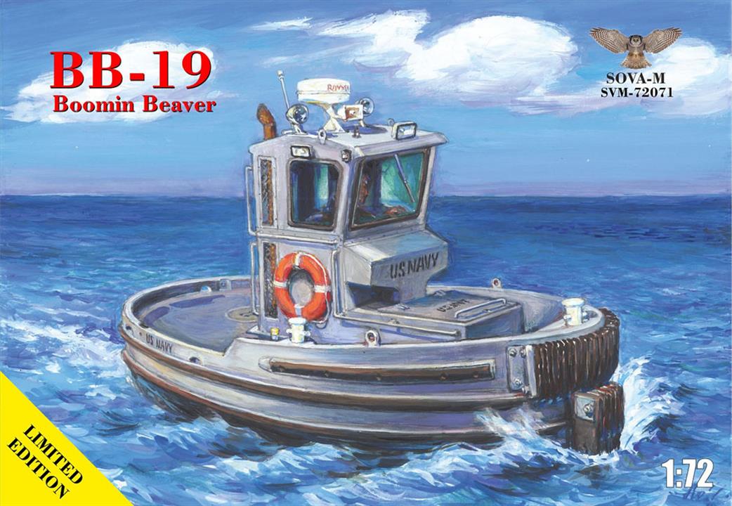 1/72 SVM-72071 Sova-M BB-19 Boomin Beaver American Tugboat Kit