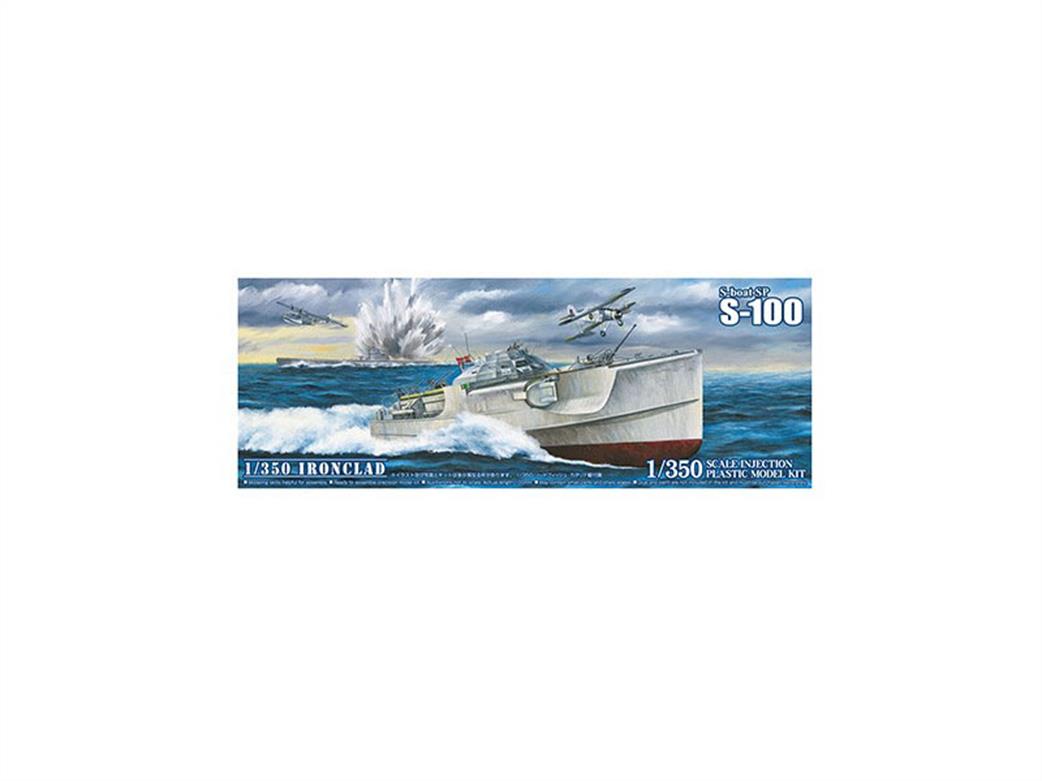 Aoshima 1/700 05658 German S-Boat 2-100 with 2 Aircraft Plastic Kit