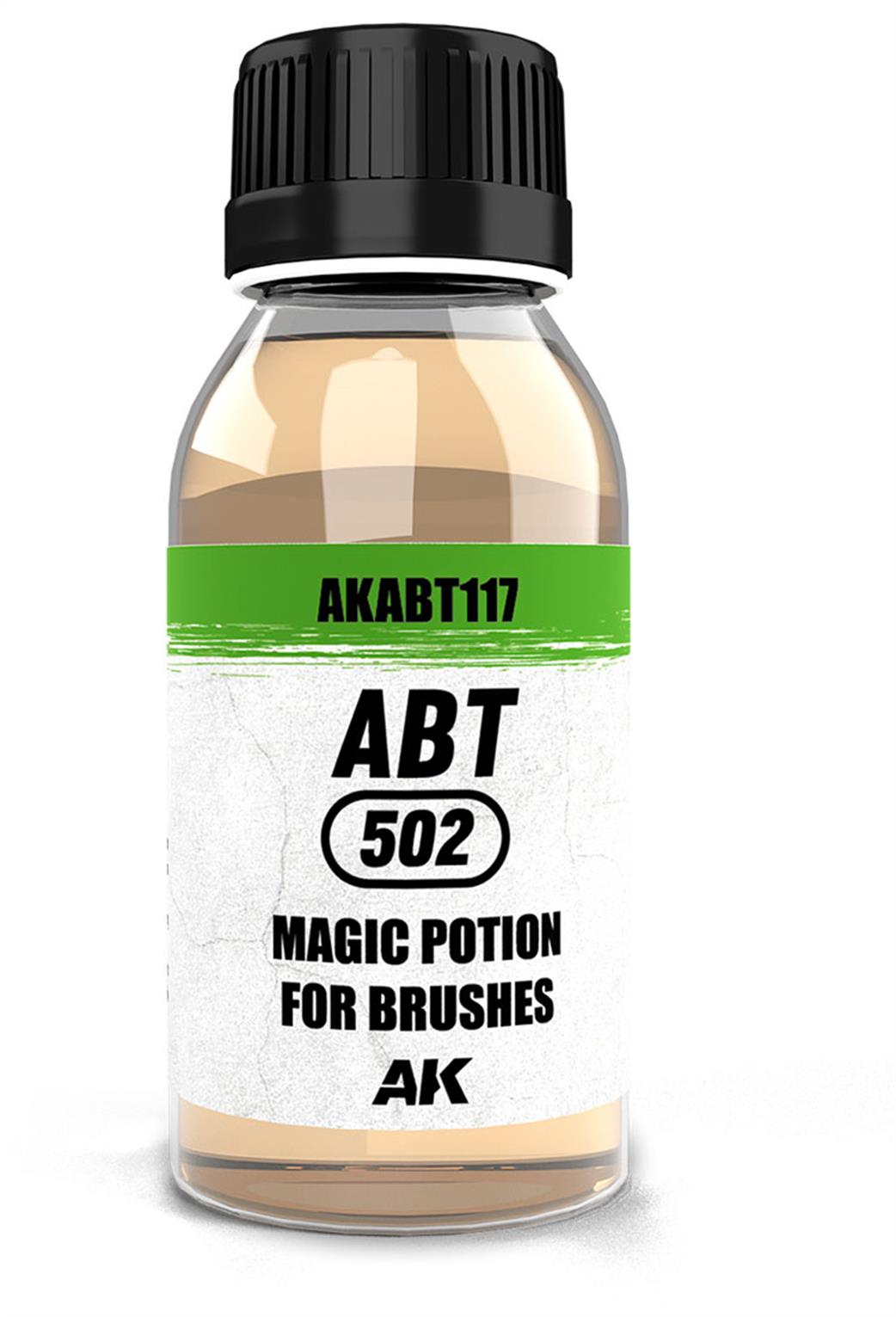 AK Interactive  AKABT117 Magic Potion for Brushes 100ml ABT 502