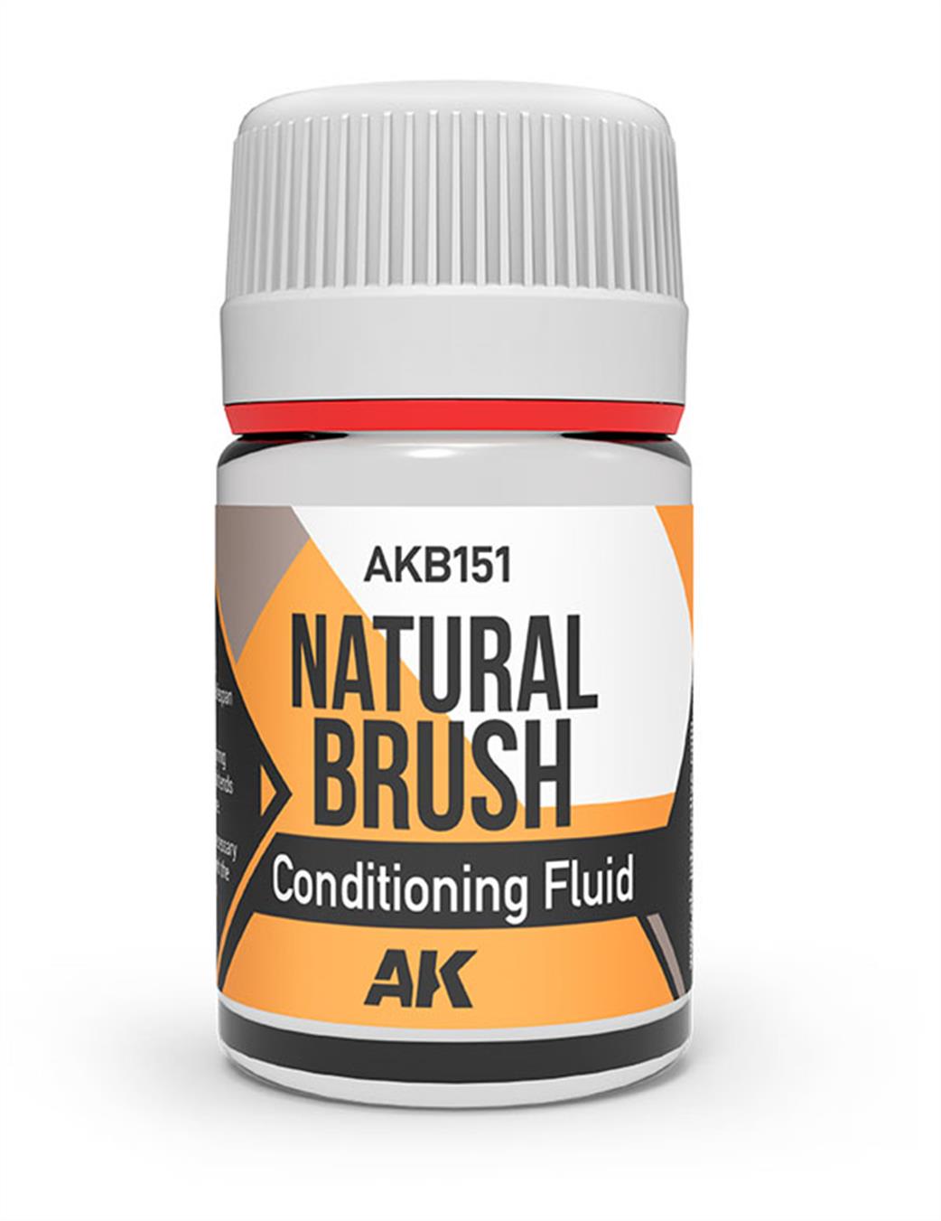 AK Interactive  AKB151 Natural Brush Conditioning Fluid 35ml