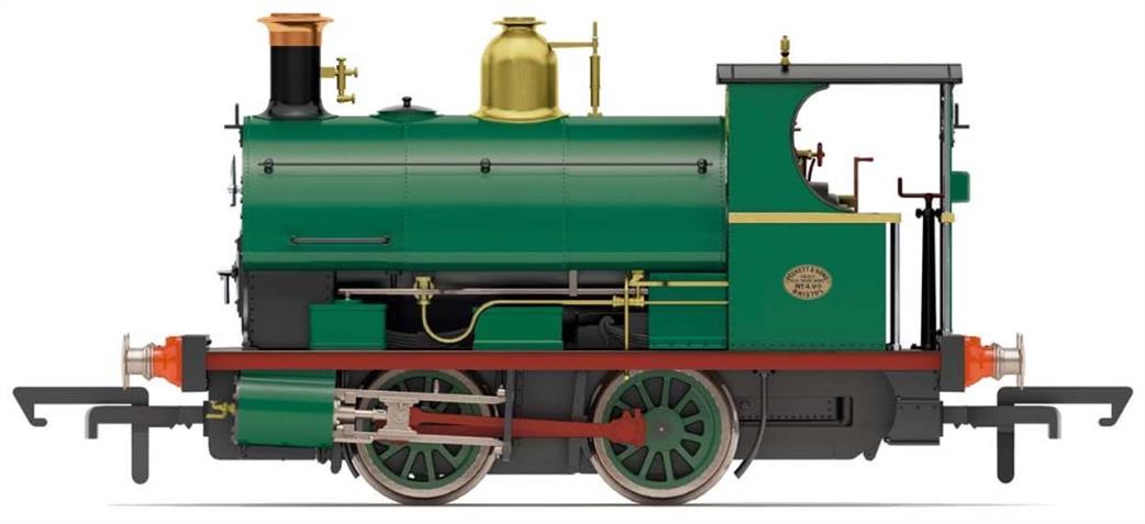 Hornby OO R3868 Peckett W4 Class 0-4-0ST 490 built 1890 Crawshay Brothers Cyfarthfa Ironworks