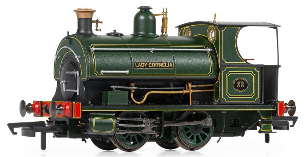 Hornby OO R3869 Dowlais Ironworks 33 Lady Cornelia Peckett W4 Class 0-4-0ST Lined Green