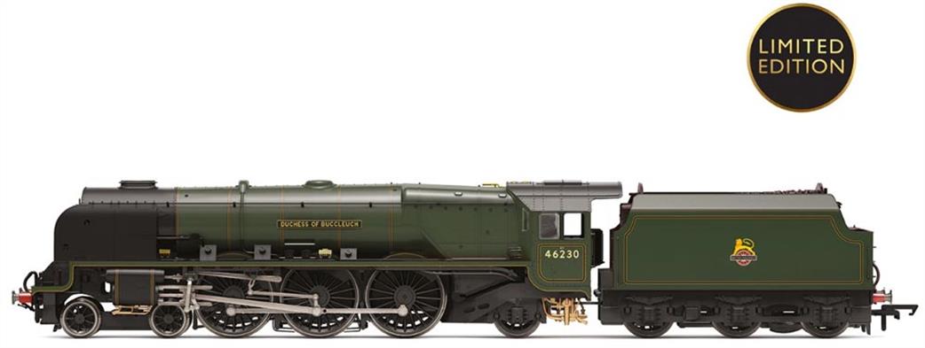 Hornby OO R30400 Dublo BR 46230 Duchess of Buccleuch Stanier Princess Coronation Class 4-6-2 Pacific BR Lined Green Early Emblem