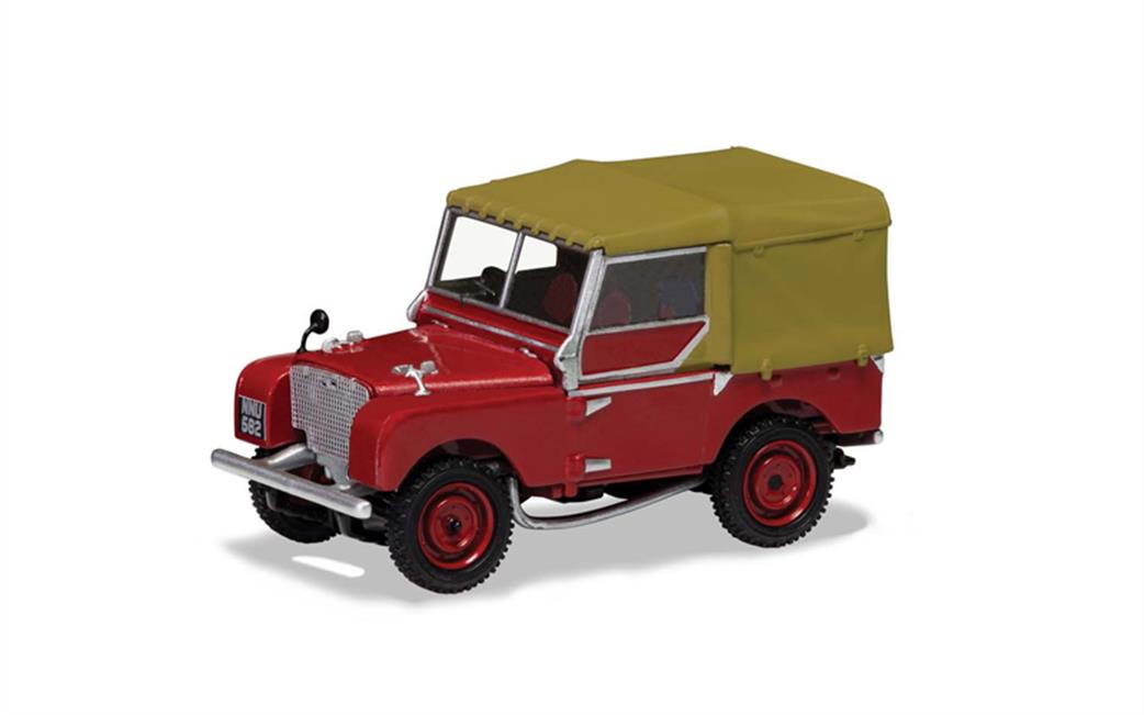 Corgi 1/43 VA11118 Vanguard Land Rover Series 1 80 Poppy Red Diecast Model