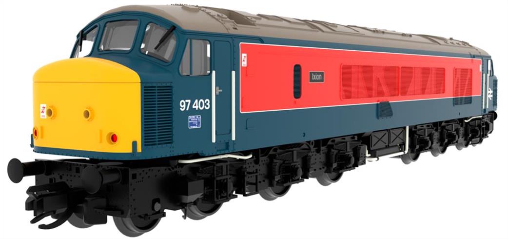 Rapido Trains TT:120 823206 Class 46 97403 Ixion RTC Blue/Red With Sealed Beam Headlights