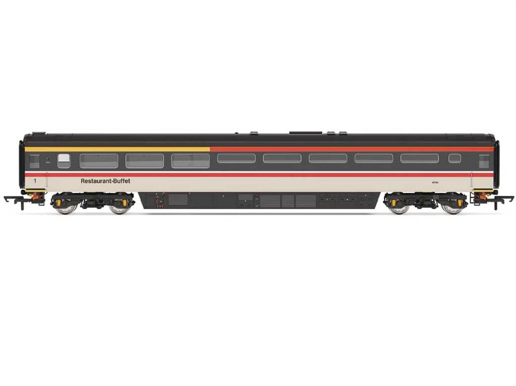 Hornby OO R40237 BR Mk3 HST TFKB First Class Kitchen & Buffet Coach 40733 InterCity Livery