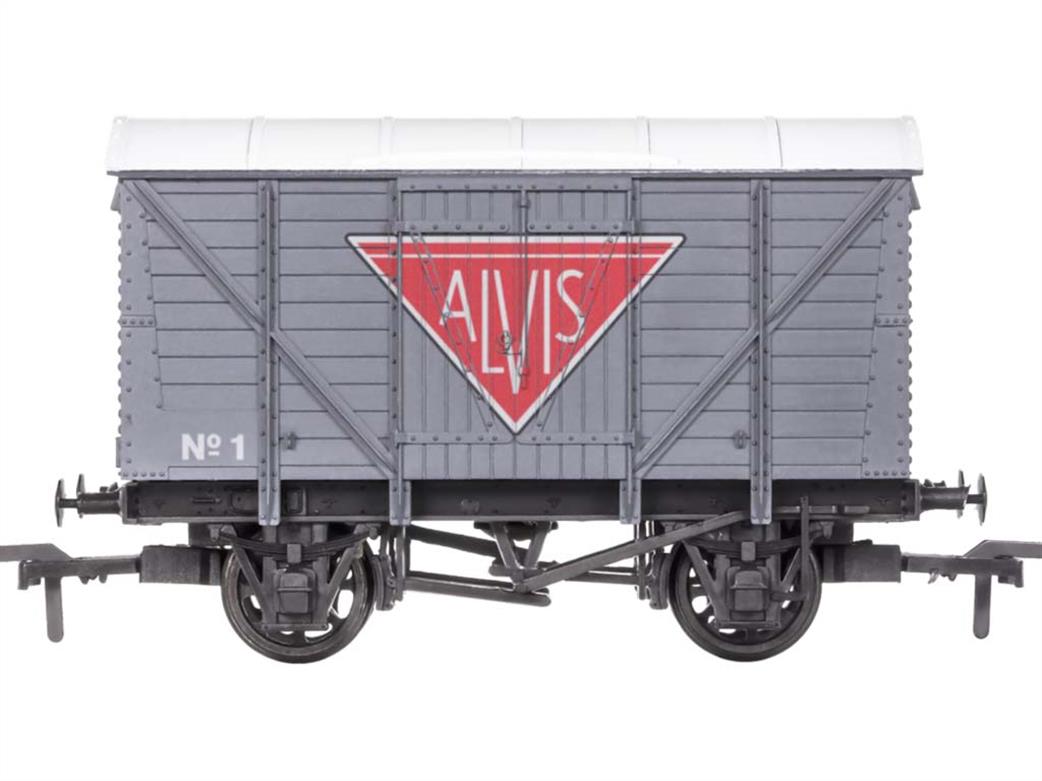 Dapol OO 4F-012-057 Alvis Ventilated Box Van Grey Alvis Triangle Logo