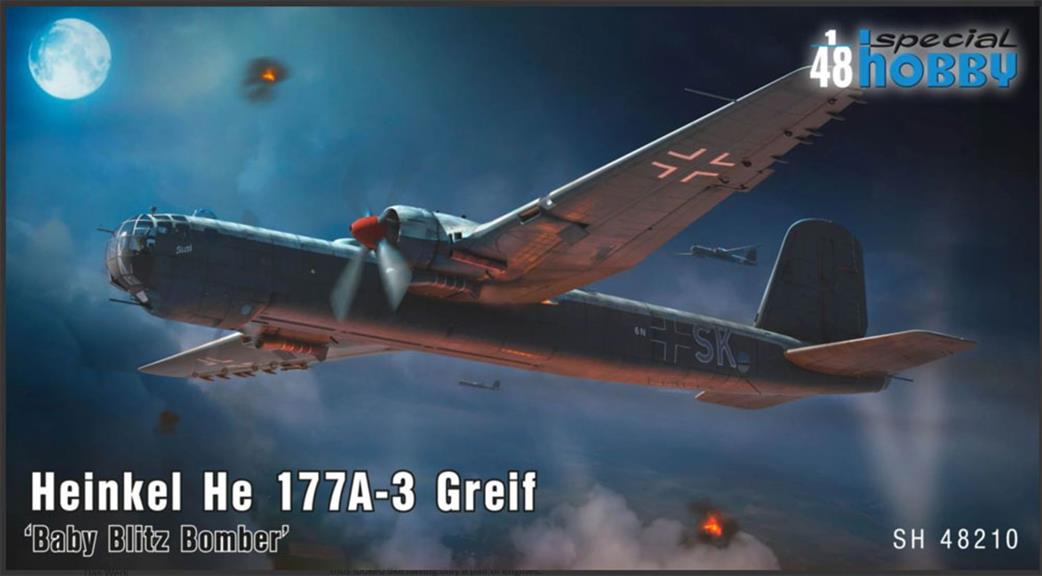 Special Hobby 1/48 48210 Heinkel He177A-3 Greif Baby Blitz Bomber Kit