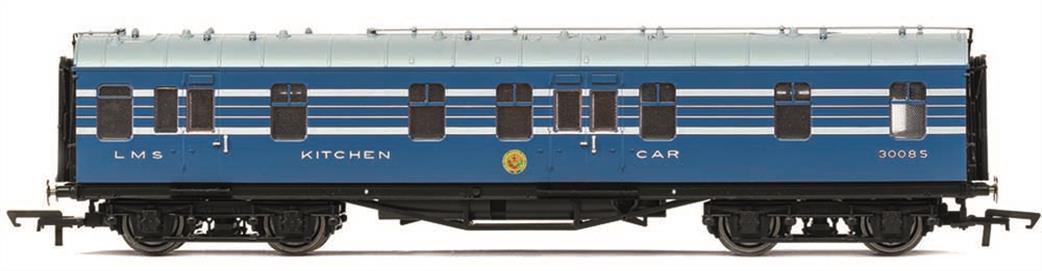 Hornby OO R40054 LMS Coronation Scot RK Kitchen Car 30085 Coronation Scot Blue Livery