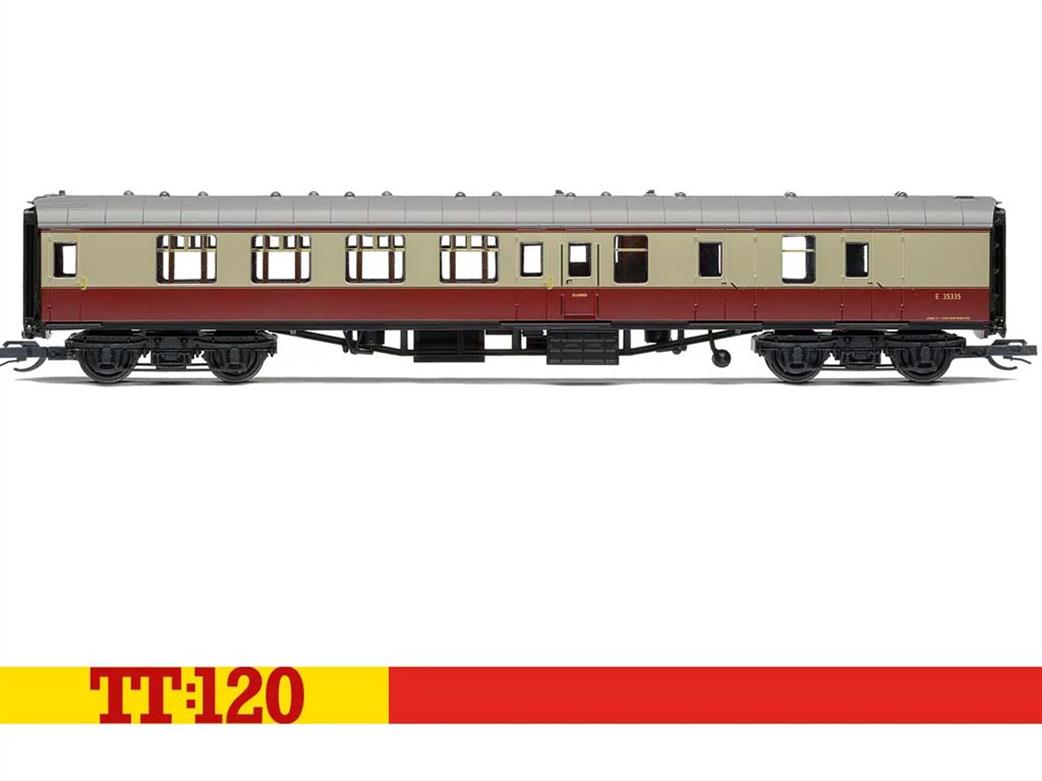 Hornby TT:120 TT4006A BR Mk1 BSK Brake Second Corridor Coach E35335 Crimson & Cream