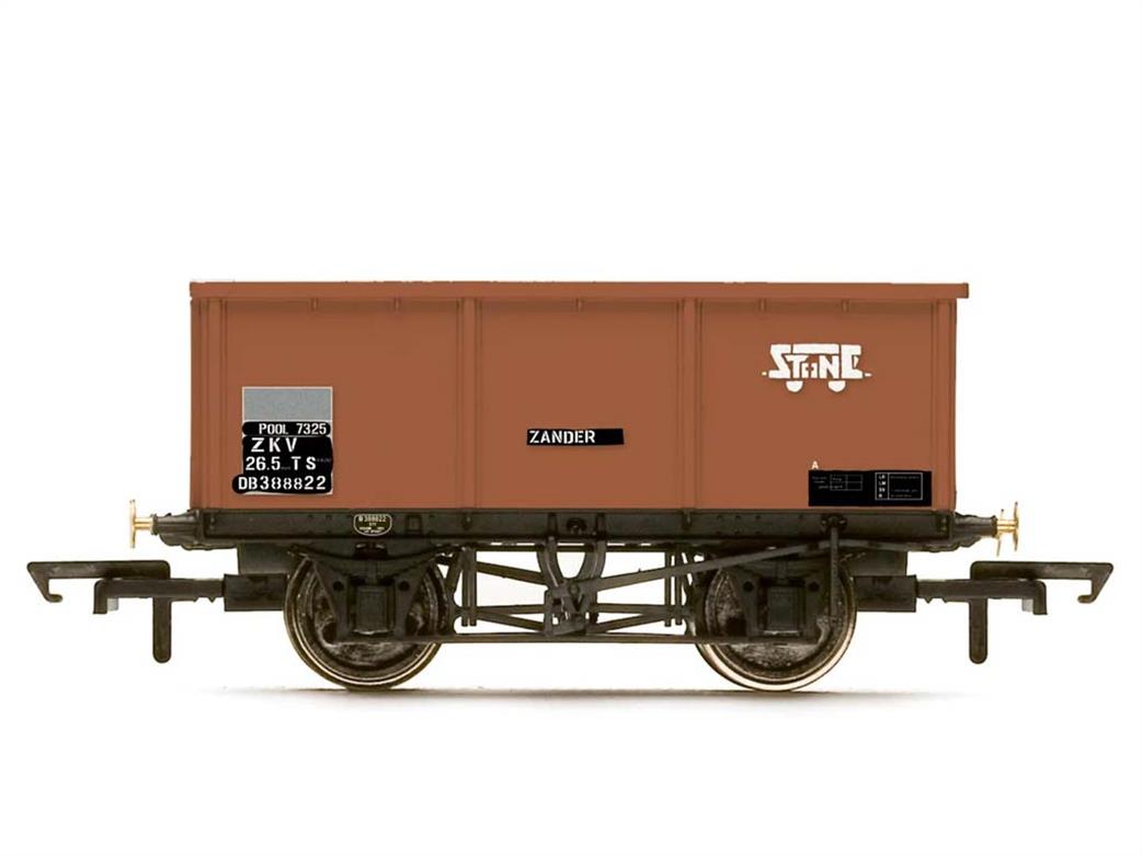 Hornby OO R60250 BR Engineers DB388822 ZKV Zander 27T Iron Ore Tippler Wagon Bauxite