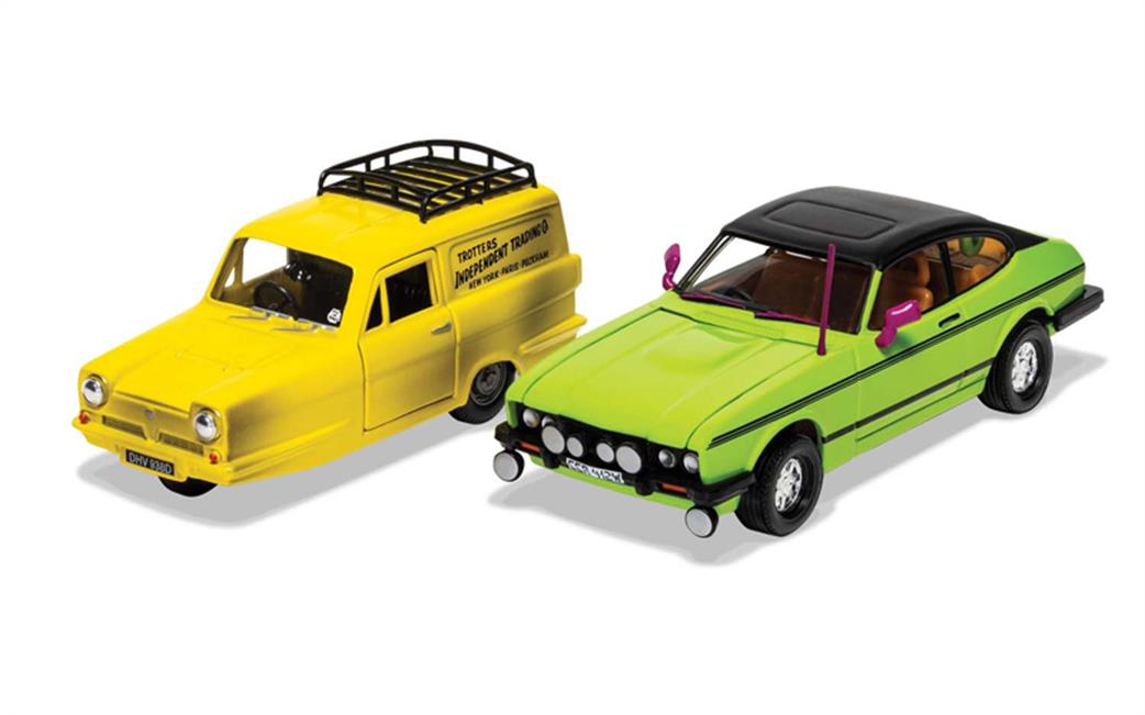 Corgi 1/36 CC99189 Del Boy's Reliant Regal & Ford Capri MkII