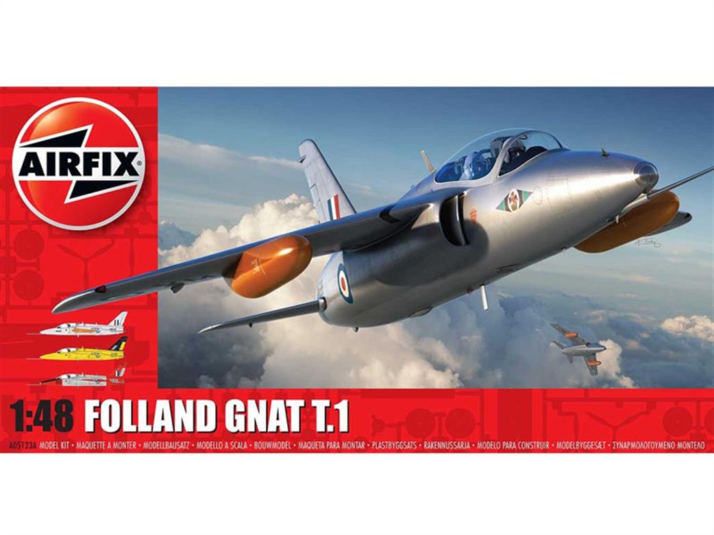 Airfix 1/48 A05123A Folland Gnat T.1 Aircraft Kit