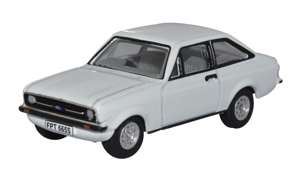 Oxford Diecast 1/76 76ESC003 Ford Escort Mk2 Diamond White