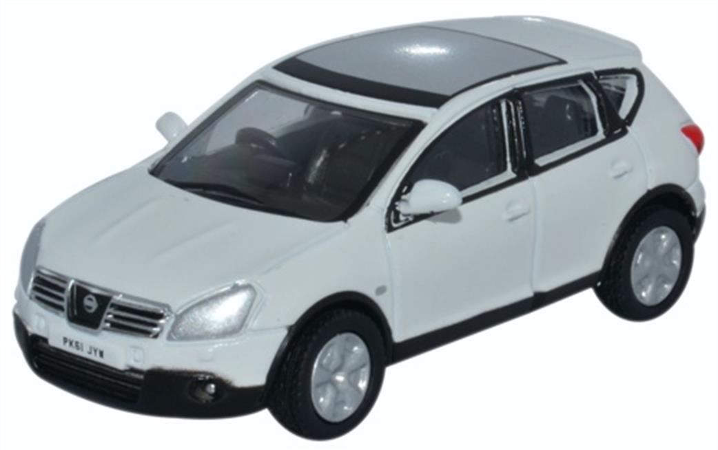 Oxford Diecast 1/76 76NQ004 Nissan Qashqai White