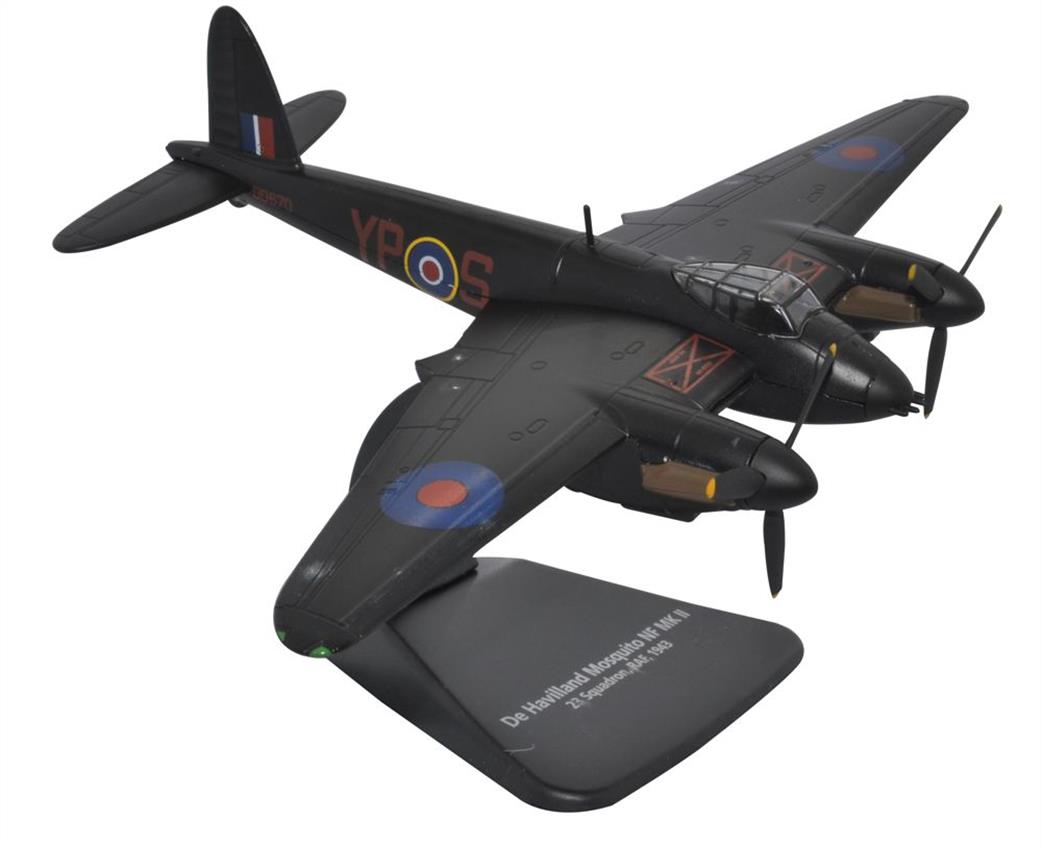 Oxford Diecast 1/72 AC102 DH Mosquito 23 Sqn RAF 1943 Night Fighter Model