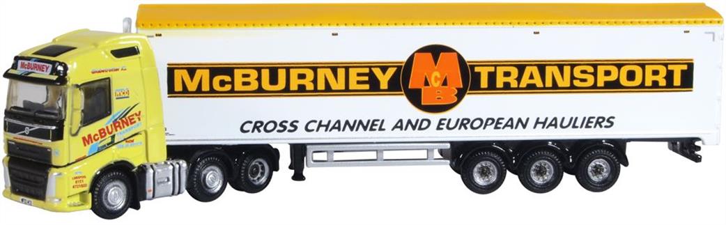 Oxford Diecast 1/148 NVOL4008 Volvo FH4 Walking Floor Mc Burney