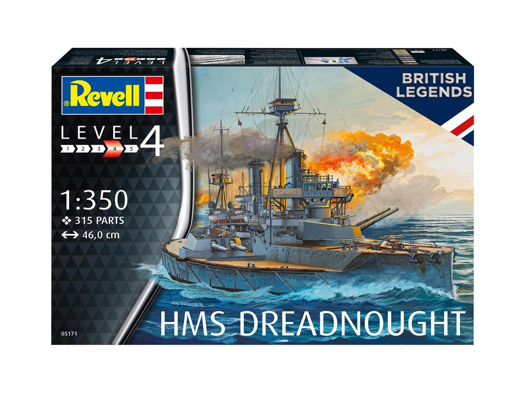 Revell 1/350 05171 HMS Dreadnought Ship Kit