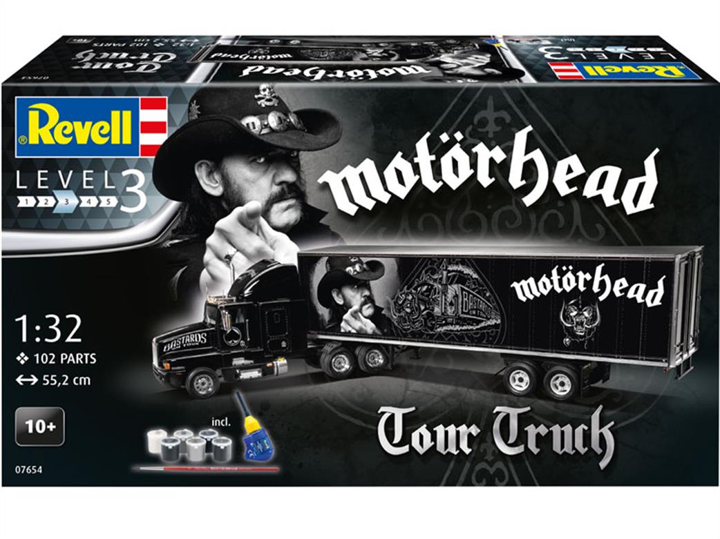 Revell 1/32 07654 Motorhead Tour Truck Kit Gift Set