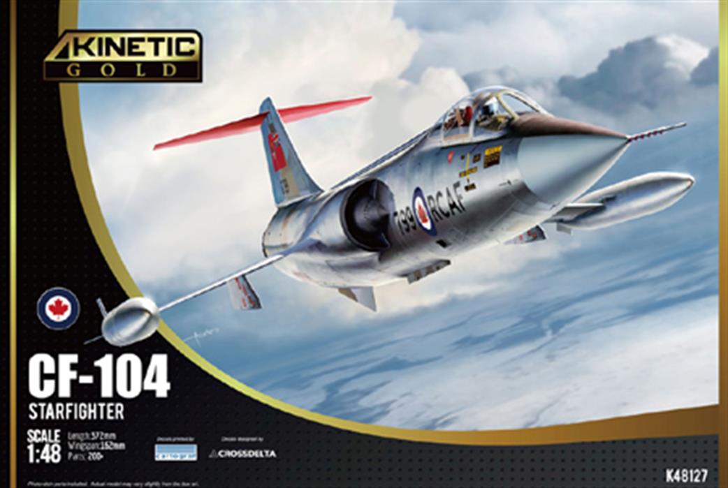 Kinetic Models 1/48 K48127 CF-104 Starfighter Kit