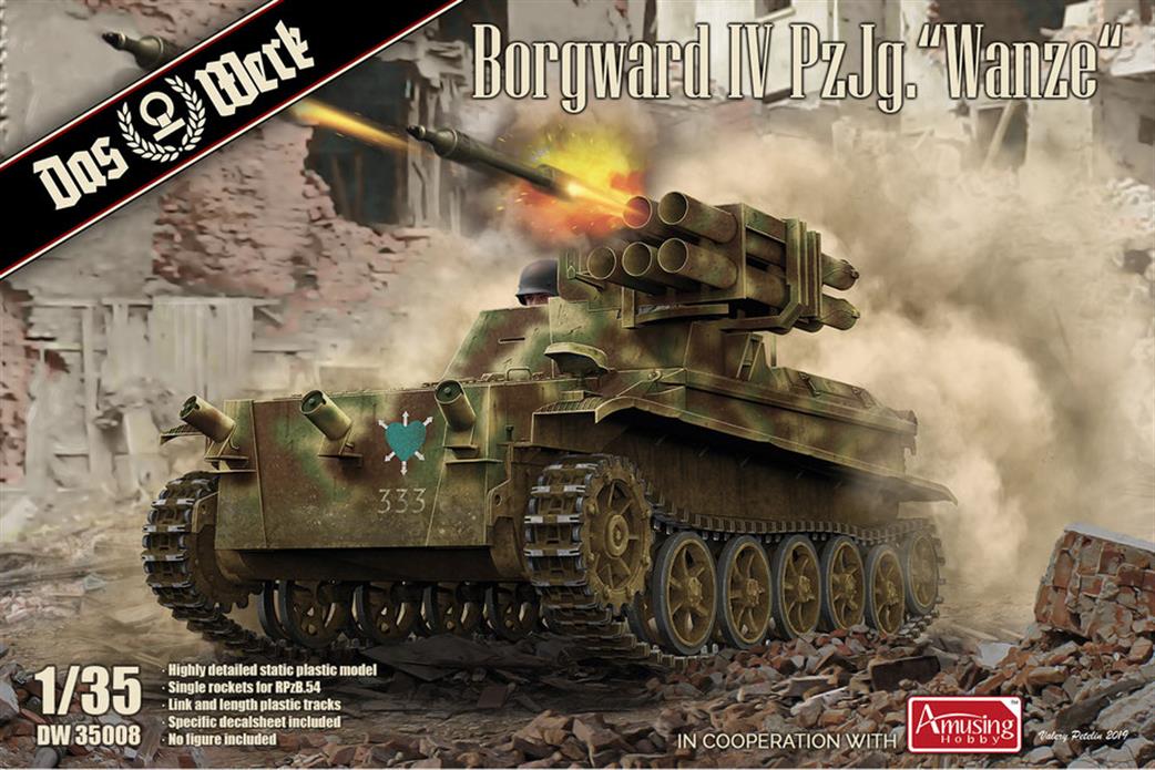 Das Werk 1/35 DW35008 Borgward IV PZJG. Wanze Rocket launcher Kit