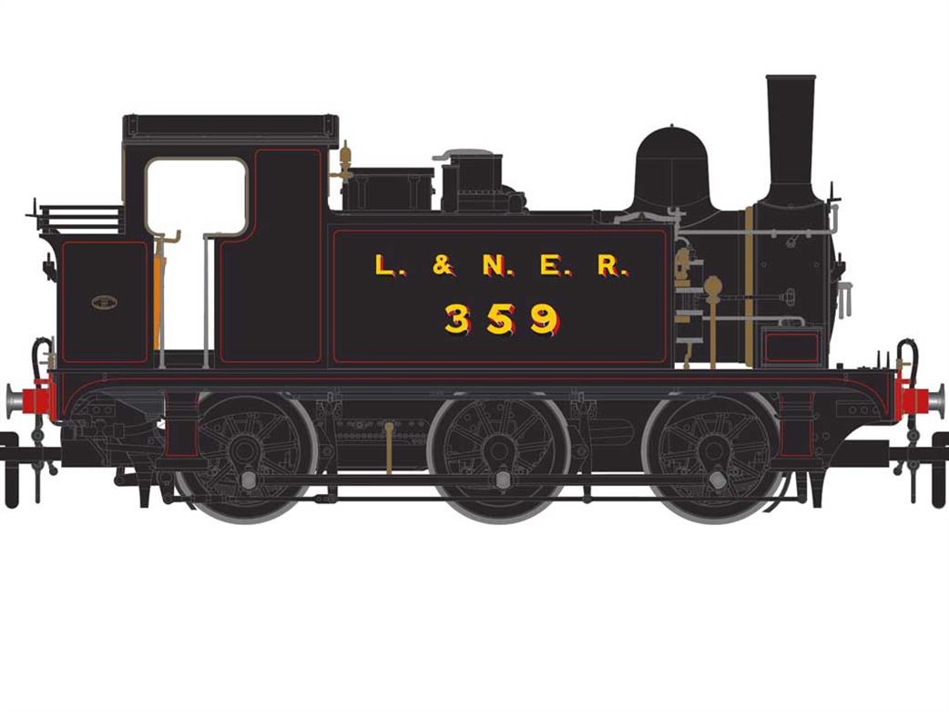 Accurascale OO ACC2427 LNER 359 Class J69 0-6-0T LNER Lined Black