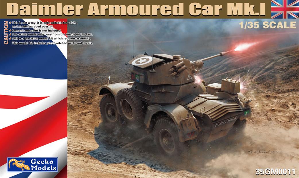 Gecko Models 1/35 35GM0011 Daimler Armoured Car Mk1 Kit