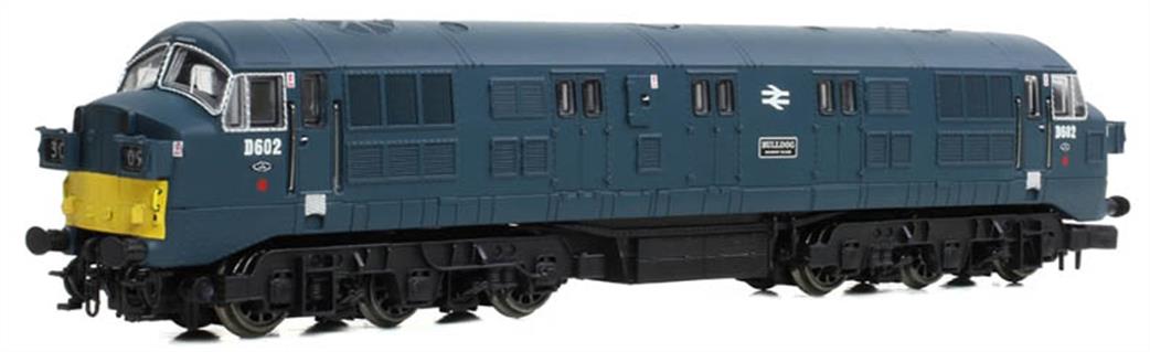 Bachmann EFE Rail N Gauge E84524 Class 41 Warship D602 Bulldog BR Blue Small Yellow Panels Headcode Boxes