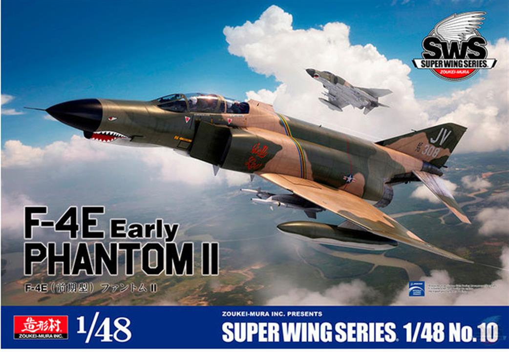Zoukei-mura 1/48 SWS48-10 USAF F-4E Marines McDonnell Douglas Phantom II Early Jet Fighter Kit