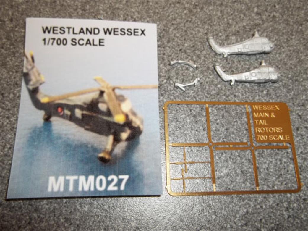 MT Miniatures 1/700 MTM027 Wessex Helicopter Model Pack of 2