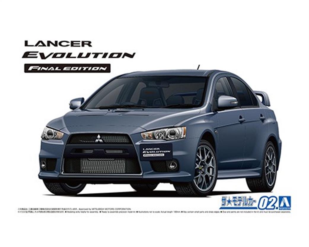 Aoshima 1/24 05795 Mitsubishi CZ4A Lancer Evo Car Kit