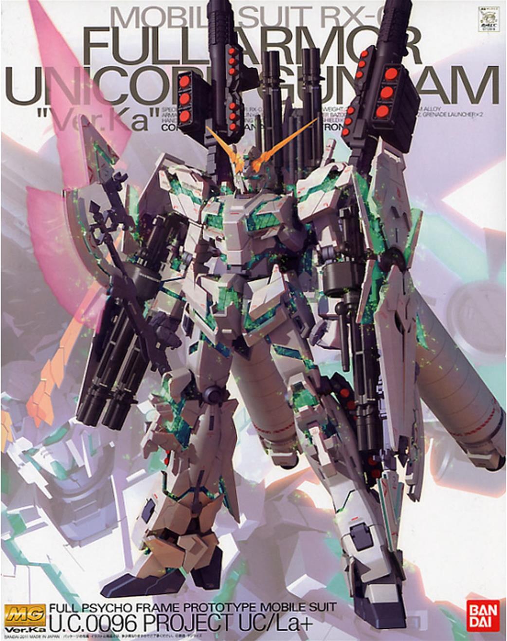 Bandai 1/100 14969 Gundam MG Unicorn RX-0 Full Armour