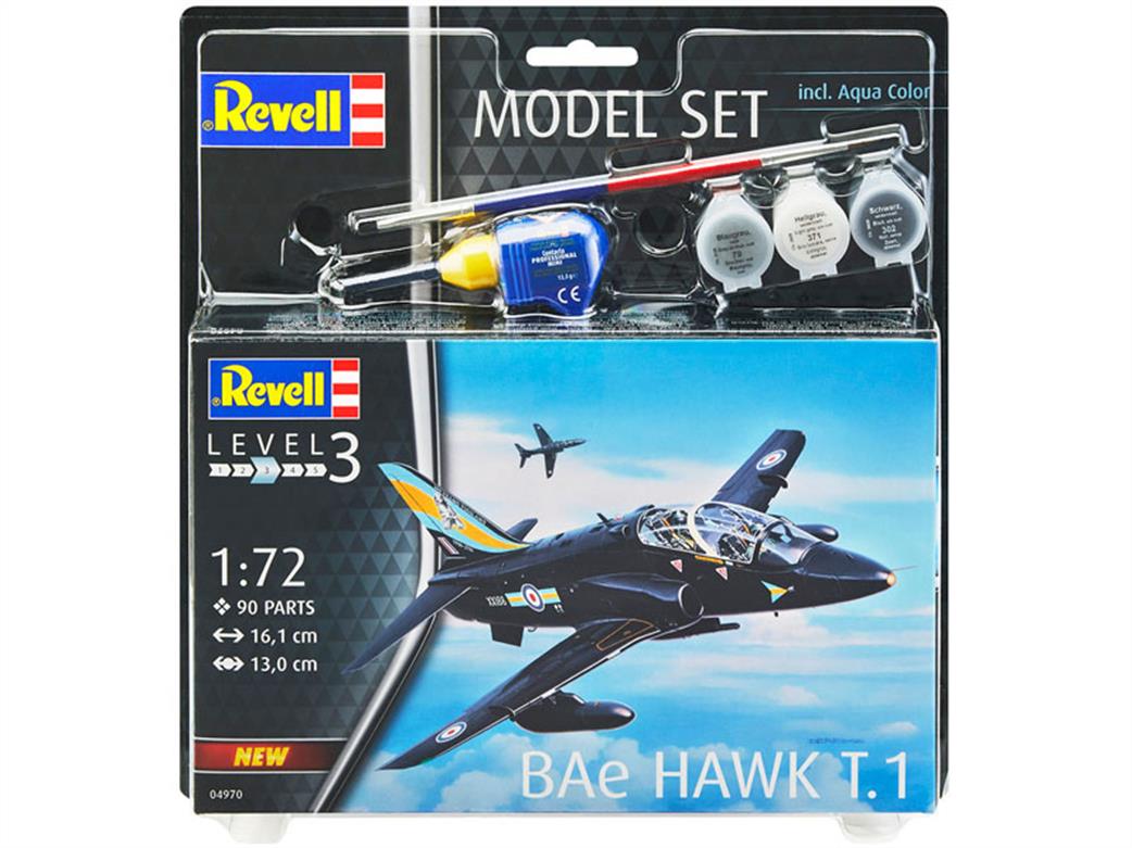 Revell 1/72 64970 BAe Hawk T1 Trainer Aircraft Model set Plastic Kit