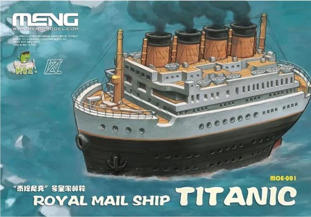 Meng  MNGMOE-001 Royal Mail Ship Titanic Cartoon Kit