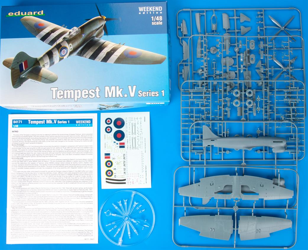 Eduard 1/48 84171 Tempest Mk.V British WW2 Fighter Weekend Edition