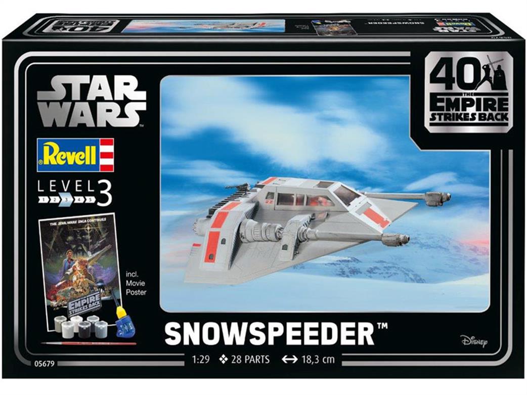 Revell 1/29 05679 Snowspeeder Kit from Star Wars 40 anniversary The Empire Strikes Back