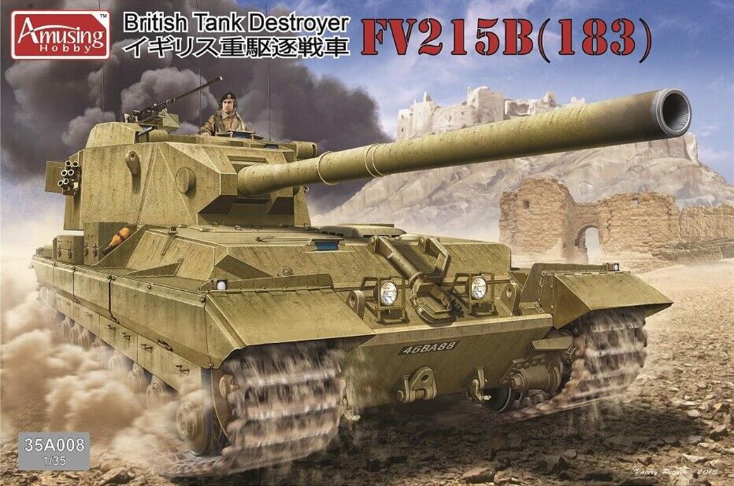 Amusing Hobby 1/35 35A008 FV215B British Tank Destroyer Concept Plastic Kit