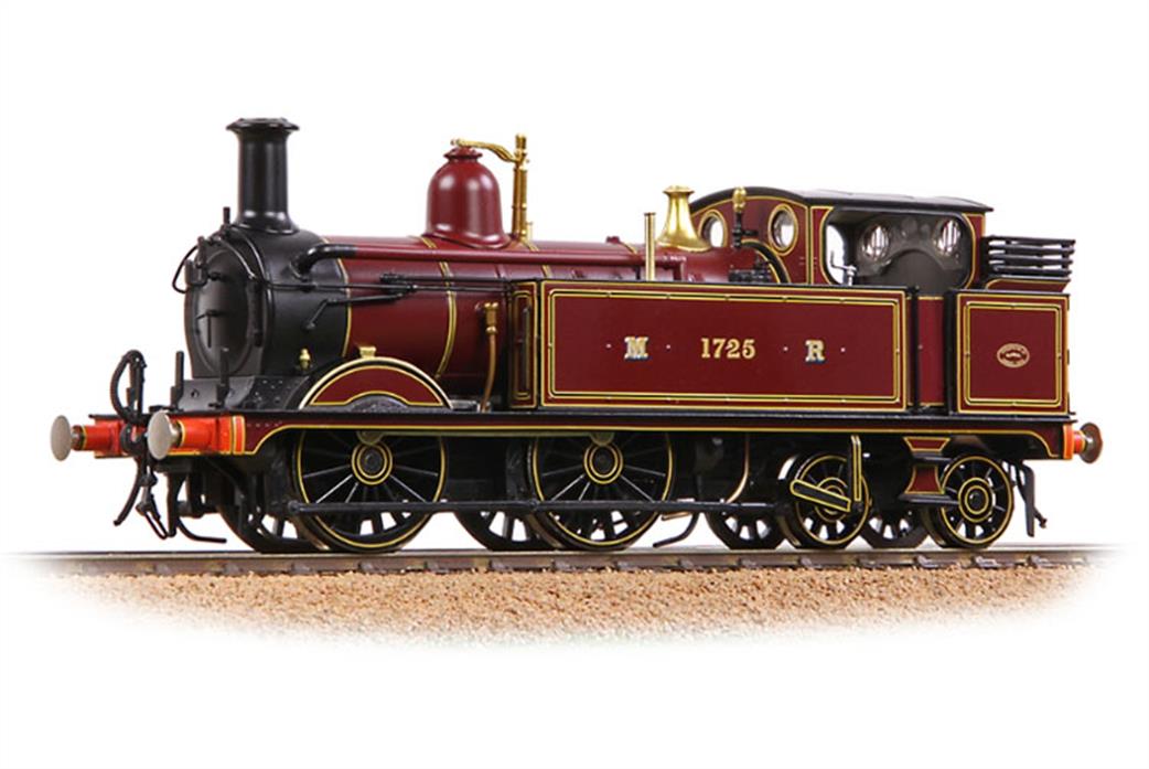 Bachmann OO 31-740ASF MR 1725 1532 Class 1P 0-4-4T Midland Railway Crimson  DCC & Sound